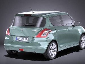 Suzuki Swift 2015 vray 3D मॉडल