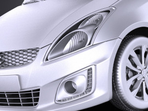 Suzuki Swift 2015 vray 3D मॉडल