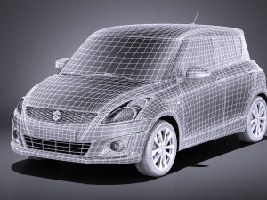 Suzuki Swift 2015 vray 3D मॉडल