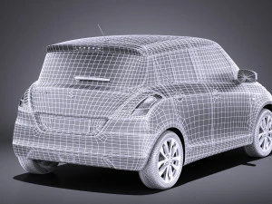 Suzuki Swift 2015 vray 3D Model