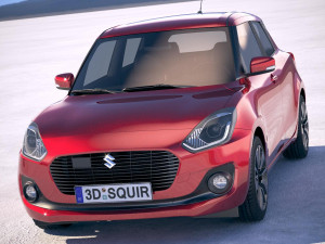 Suzuki Swift 2018 3D Model