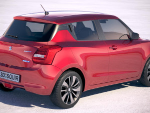 Suzuki Swift 2018 3D Model