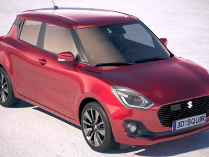 Suzuki Swift 2018 3D Model