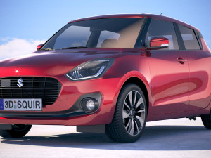 Suzuki Swift 2018 3D Model