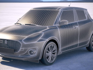 Suzuki Swift 2018 3D Model