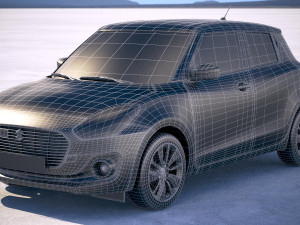 Suzuki Swift 2018 3D Model