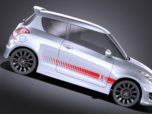 Suzuki Swift X-ite 2015 vray Modelo 3D