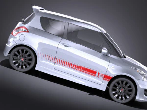 Suzuki Swift X-ite 2015 vray 3D Model