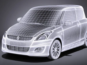 Suzuki Swift X-ite 2015 vray 3D Model
