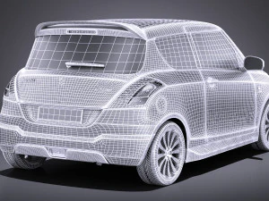 Suzuki Swift X-ite 2015 vray 3D Model