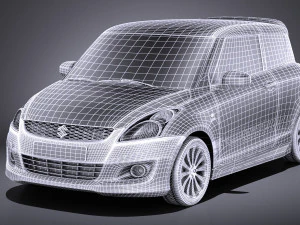 Suzuki Swift X-ite 2015 vray 3D Model