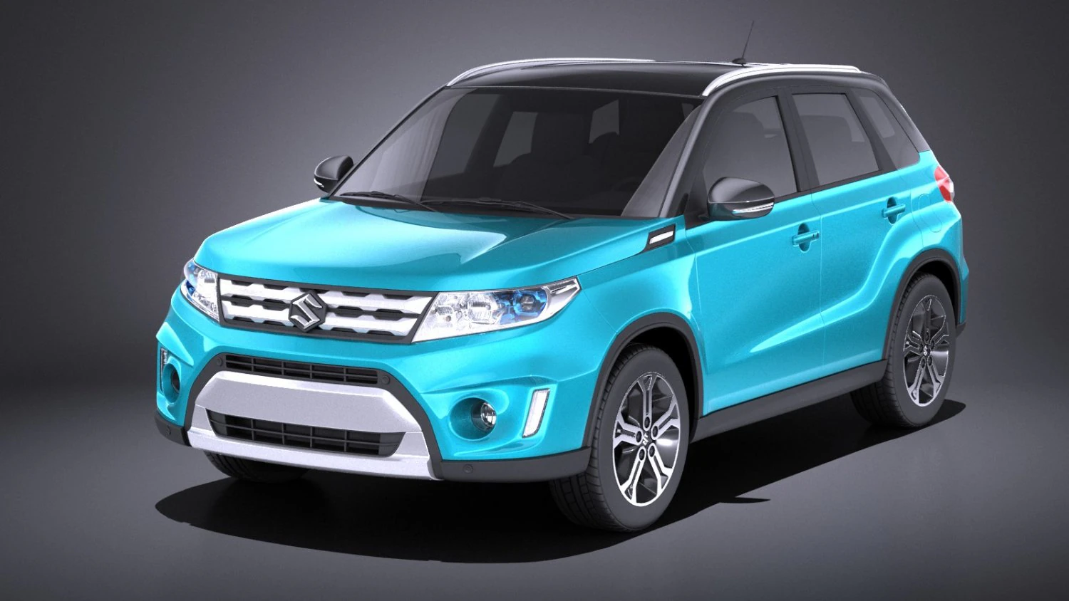 Suzuki Vitara 2017 vray 3D Model .c4d .max .obj .3ds .fbx .stl .blend 