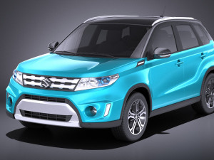 Suzuki Vitara 2017 vray 3D Model