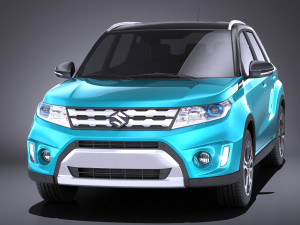 Suzuki Vitara 2017 vray 3D Model