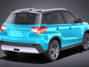 Suzuki Vitara 2017 vray 3D Model