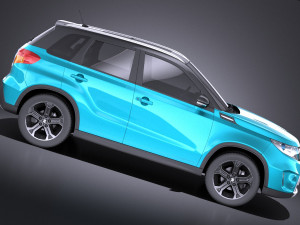Suzuki Vitara 2017 vray 3D Model