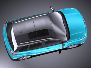 Suzuki Vitara 2017 vray 3D Model
