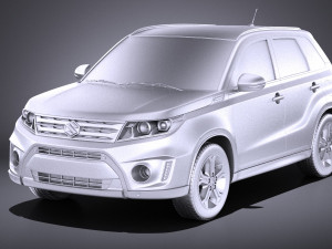 Suzuki Vitara 2017 vray 3D Model