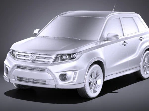 Suzuki Vitara 2017 vray 3D Model