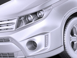 Suzuki Vitara 2017 vray 3D Model
