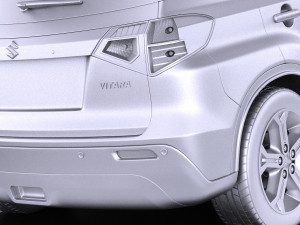 Suzuki Vitara 2017 vray 3D Model