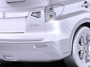 Suzuki Vitara 2017 vray 3D Model