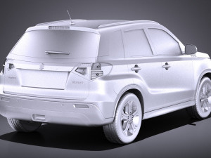 Suzuki Vitara 2017 vray 3D Model