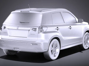 Suzuki Vitara 2017 vray 3D Model