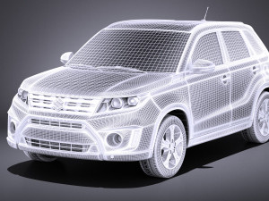 Suzuki Vitara 2017 vray 3D Model