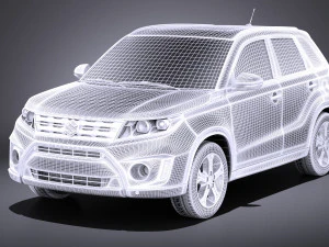 Suzuki Vitara 2017 vray 3D Model