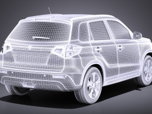 Suzuki Vitara 2017 vray 3D Model