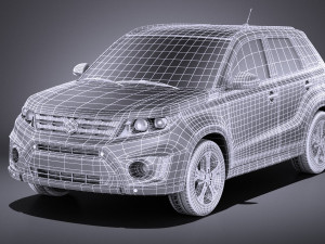 Suzuki Vitara 2017 vray 3D Model