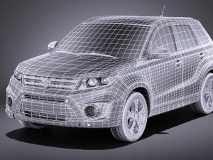 Suzuki Vitara 2017 vray 3D Model