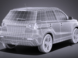 Suzuki Vitara 2017 vray 3D Model