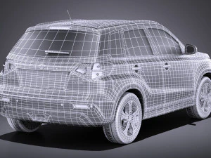 Suzuki Vitara 2017 vray 3D Model