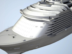 Symphony of the Seas Cruise Ship Modelo 3D