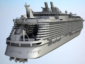 Symphony of the Seas Cruise Ship Modelo 3D