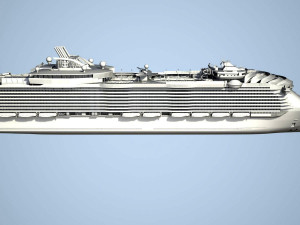 Symphony of the Seas Cruise Ship Modelo 3D