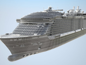 Symphony of the Seas Cruise Ship Modelo 3D