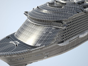 Symphony of the Seas Cruise Ship Modelo 3D