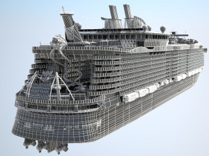 Symphony of the Seas Cruise Ship Modelo 3D
