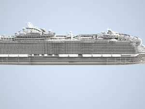 Symphony of the Seas Cruise Ship Modelo 3D