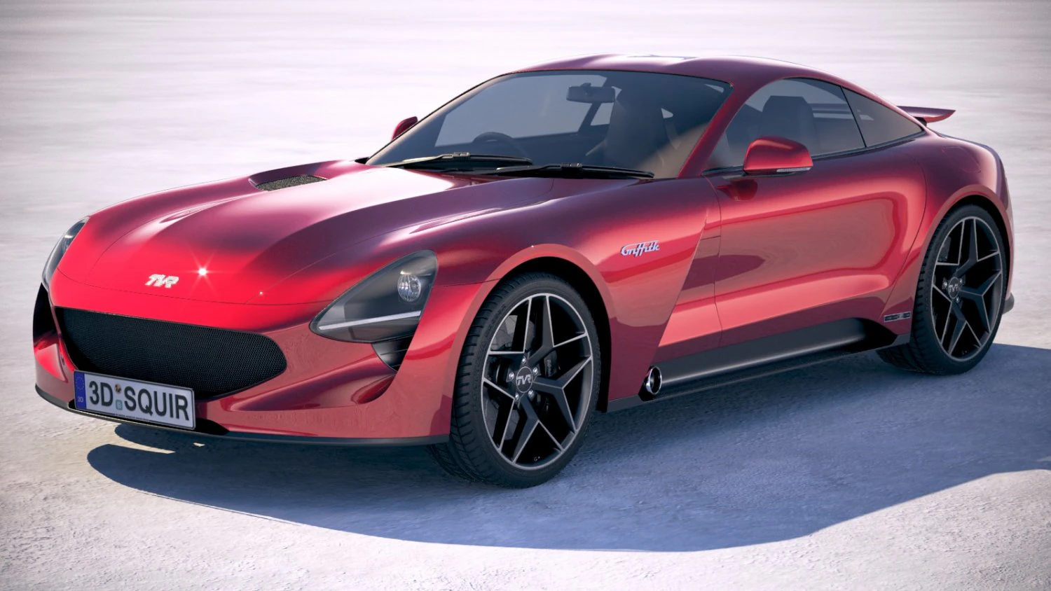 TVR Griffith 2018 3D Model .c4d .max .obj .3ds .fbx .stl .blend 