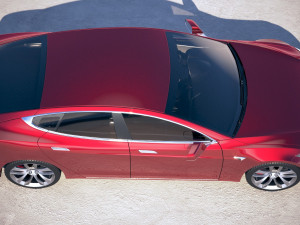 Tesla Model S P100D 2018 Modelo 3D