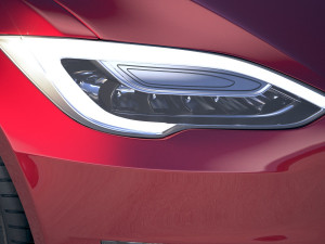 Tesla Model S P100D 2018 Modelo 3D