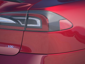 Tesla Model S P100D 2018 Modelo 3D
