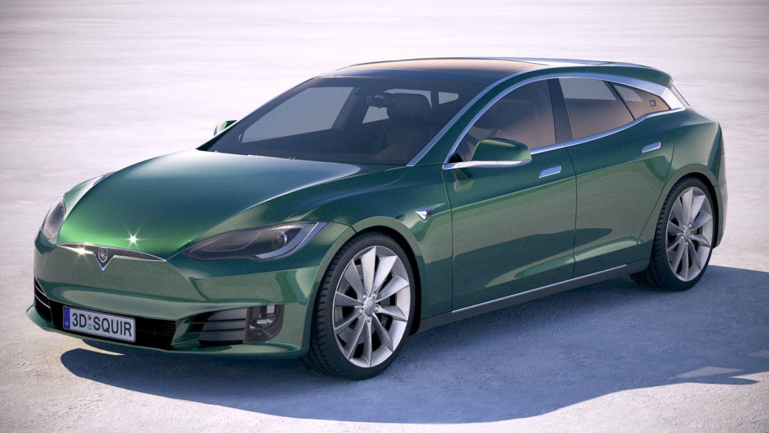 Tesla Model S Shooting Brake 2019 3d Model In Wagon 3dexport