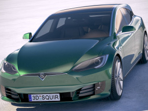 Tesla Model S Shooting Brake 2019 3D 模型