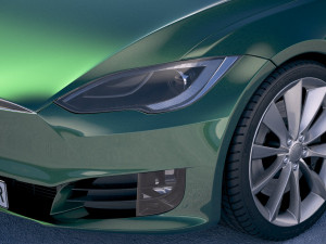Tesla Model S Shooting Brake 2019 3D 模型