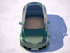Tesla Model S Shooting Brake 2019 3D 模型